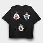 King Boo Boo Spin Boo Luigi, Tricou Oversize Barbati (Unisex)