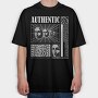 Authentic 2, Tricou Oversize Barbati (Unisex)