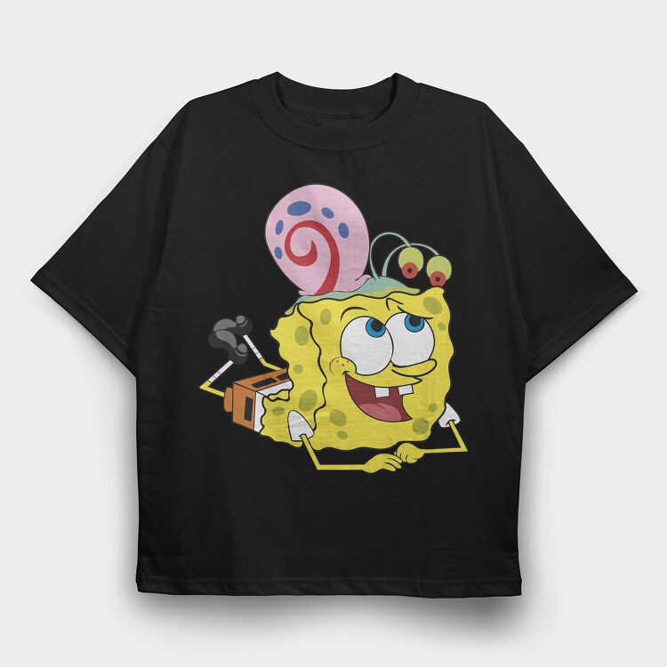 SpongeBob 13, Tricou Oversize Barbati (Unisex)