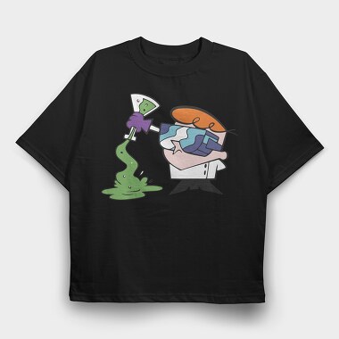 Dexter Laboratory 19, Tricou Oversize Barbati (Unisex)