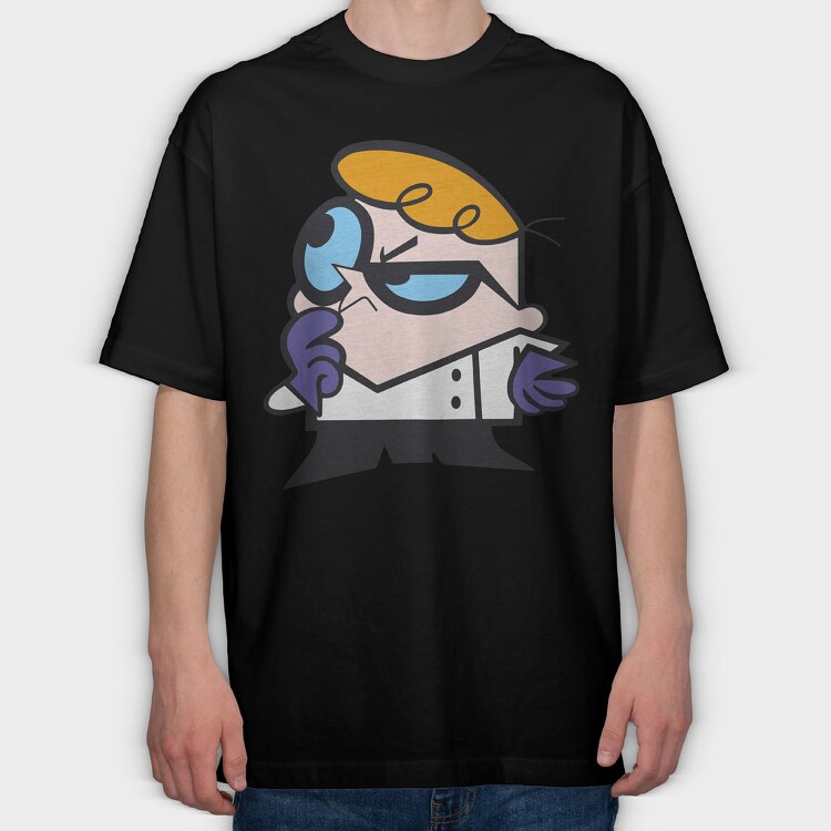 Dexter Laboratory 2, Tricou Oversize Barbati (Unisex)