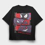 Pokemon 9, Tricou Oversize Barbati (Unisex)