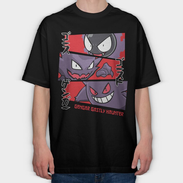 Pokemon 9, Tricou Oversize Barbati (Unisex)