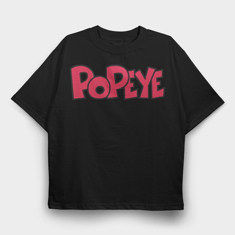 Popeye 1, Tricou Oversize Barbati (Unisex)