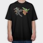 Baby Yoda 14, Tricou Oversize Barbati (Unisex)