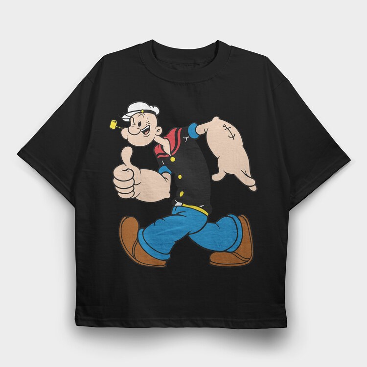 Popeye 14, Tricou Oversize Barbati (Unisex)