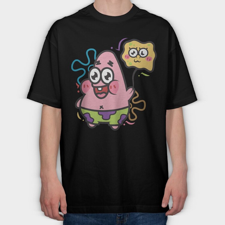 SpongeBob 22, Tricou Oversize Barbati (Unisex)