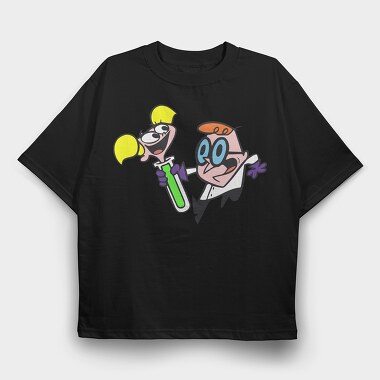 Dexter Laboratory 5, Tricou Oversize Barbati (Unisex)