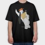 Cartoon Retro Droopy 6, Tricou Oversize Barbati (Unisex)