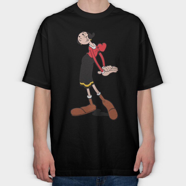 Popeye 3, Tricou Oversize Barbati (Unisex)