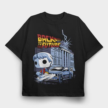 Back to the Future, Tricou Oversize Barbati (Unisex)