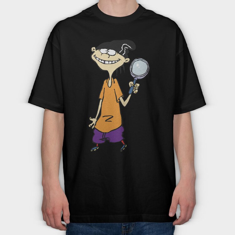 Cartoon Retro Ed Edd N Eddy 3, Tricou Oversize Barbati (Unisex)