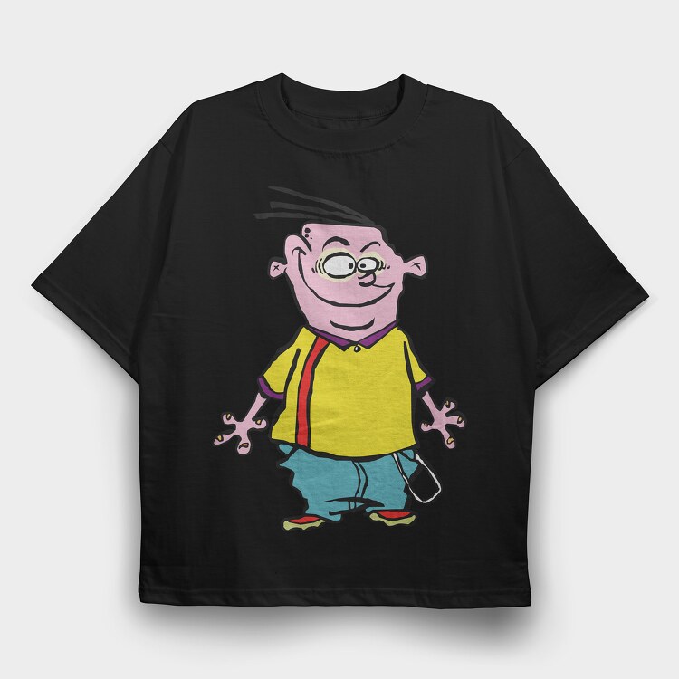 Cartoon Retro Ed Edd N Eddy 4, Tricou Oversize Barbati (Unisex)