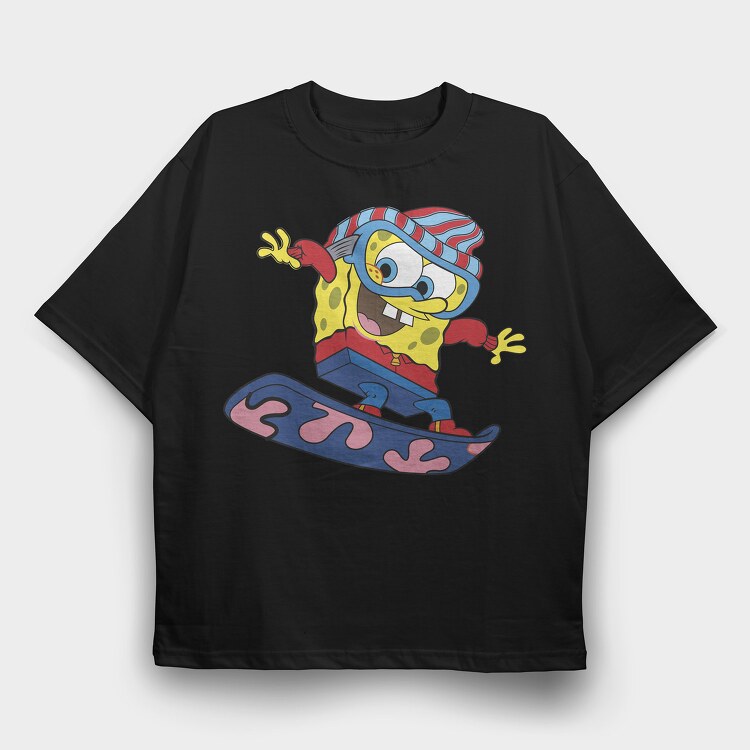 SpongeBob 8, Tricou Oversize Barbati (Unisex)