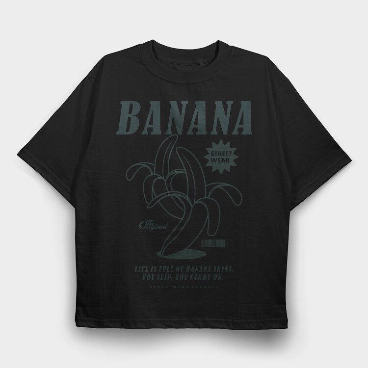 Banana 1, Tricou Oversize Barbati (Unisex)