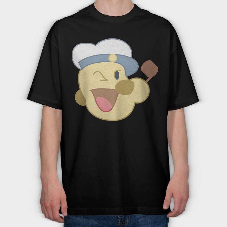 Popeye 9, Tricou Oversize Barbati (Unisex)