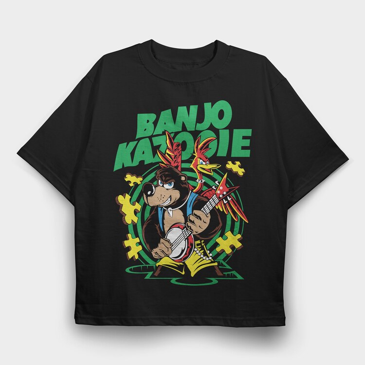 Banjo Kazooie, Tricou Oversize Barbati (Unisex)