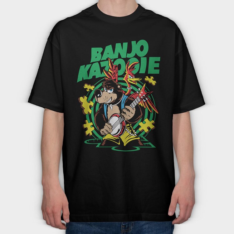 Banjo Kazooie, Tricou Oversize Barbati (Unisex)