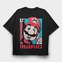 Mario Bros Design, Tricou Oversize Barbati (Unisex)