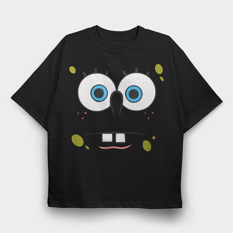 SpongeBob face 13, Tricou Oversize Barbati (Unisex)
