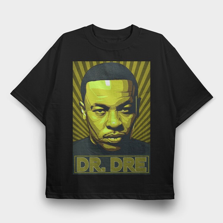 Dr Dre, Tricou Oversize Barbati (Unisex)