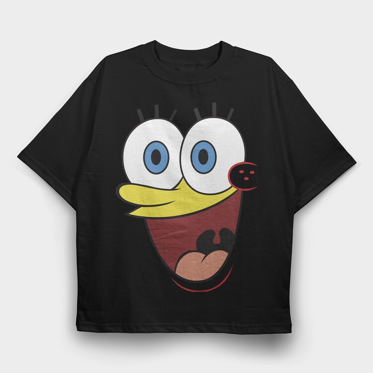 SpongeBob face 16, Tricou Oversize Barbati (Unisex)