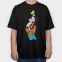 Cartoon Retro Goofy 3, Tricou Oversize Barbati (Unisex)
