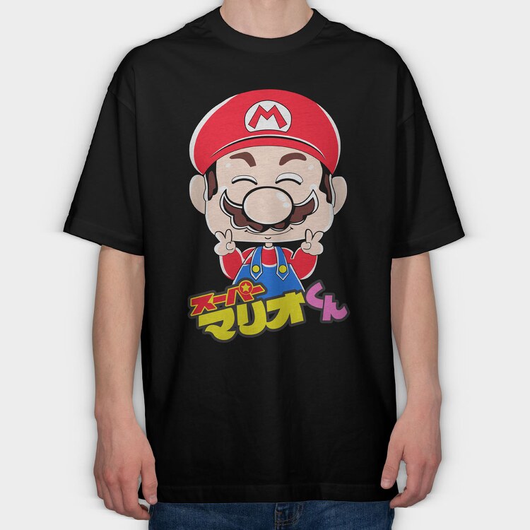 Mario Funko, Tricou Oversize Barbati (Unisex)