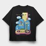 Mario Game, Tricou Oversize Barbati (Unisex)