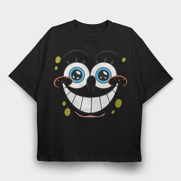 SpongeBob face 18, Tricou Oversize Barbati (Unisex)