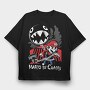 Mario In Chains, Tricou Oversize Barbati (Unisex)