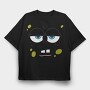 SpongeBob face 5, Tricou Oversize Barbati (Unisex)
