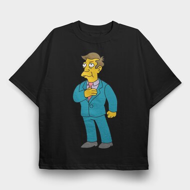 Principal Skinner, Tricou Oversize Barbati (Unisex)