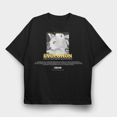 Evolution 3, Tricou Oversize Barbati (Unisex)