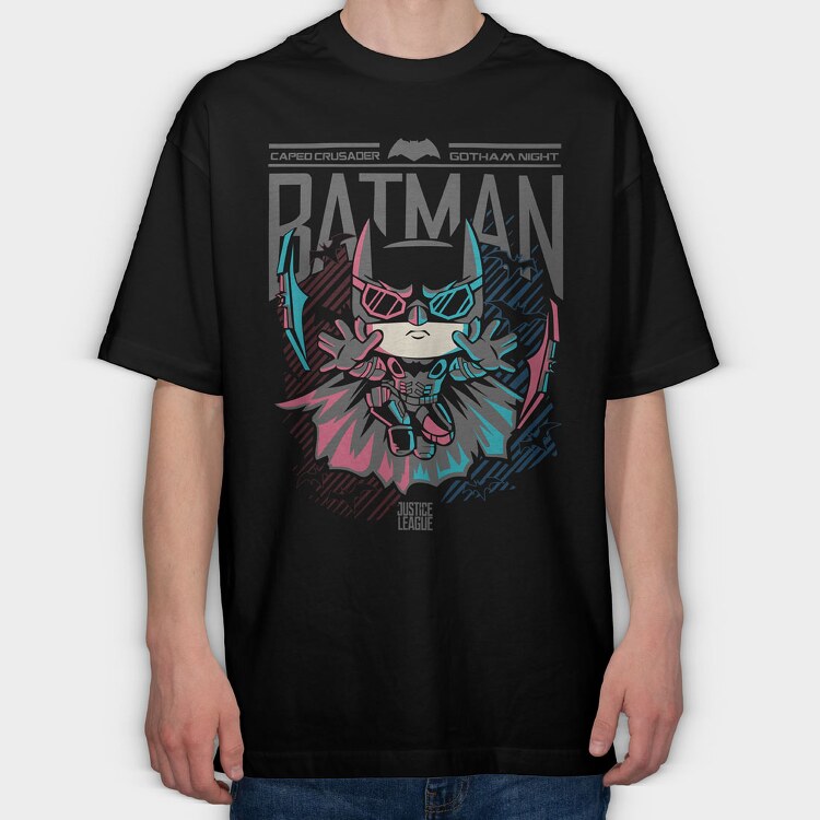 Batman 2 Comics, Tricou Oversize Barbati (Unisex)