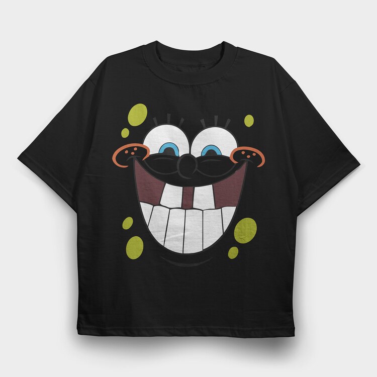 SpongeBob face 9, Tricou Oversize Barbati (Unisex)