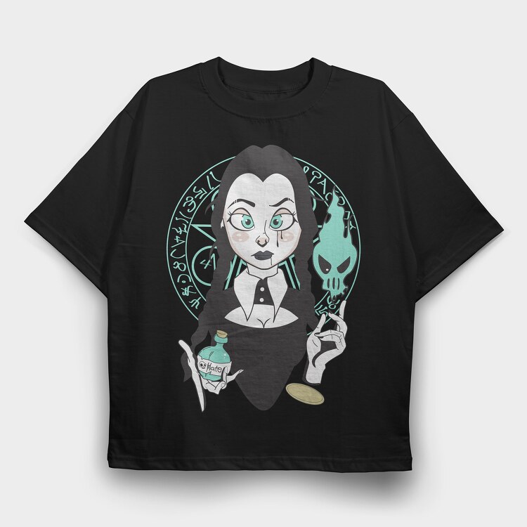 Merlina 7, Tricou Oversize Barbati (Unisex)