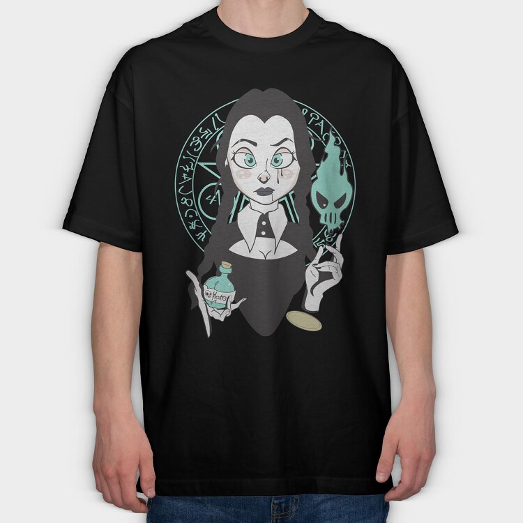 Merlina 7, Tricou Oversize Barbati (Unisex)