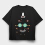 SpongeBob Faces 14, Tricou Oversize Barbati (Unisex)