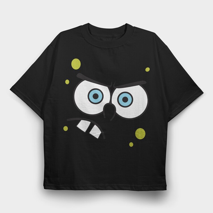SpongeBob Faces 19, Tricou Oversize Barbati (Unisex)