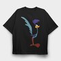 Cartoon Retro Looney Tunes 1, Tricou Oversize Barbati (Unisex)