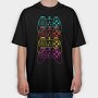 Retro Controller, Tricou Oversize Barbati (Unisex)
