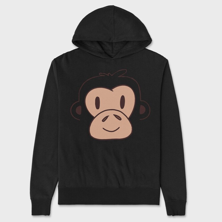 Monkey Face, Hanorac Oversize Barbati (Unisex)