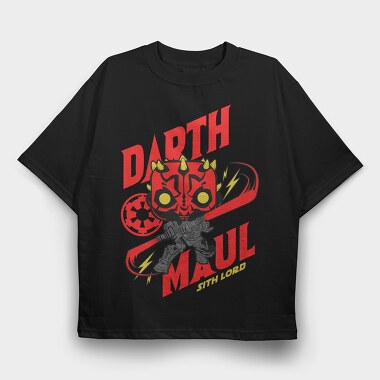 Funko Darth Maul, Tricou Oversize Barbati (Unisex)