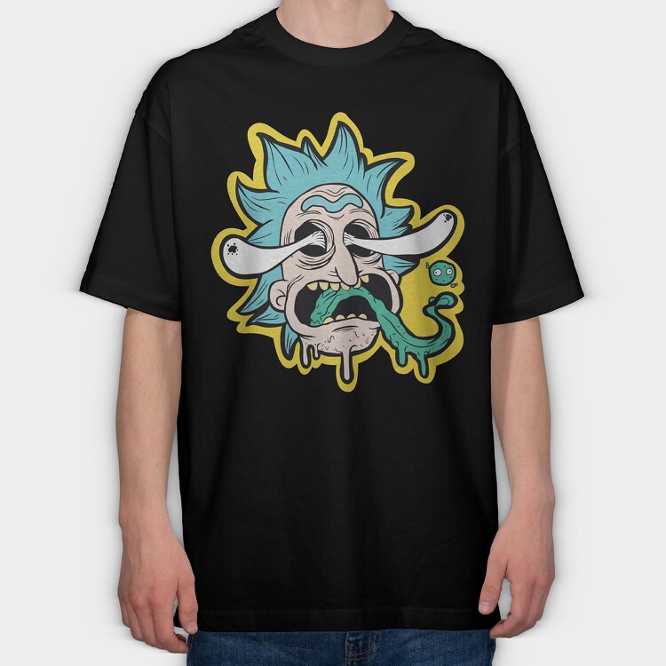 Rick and Morty 24, Tricou Oversize Barbati (Unisex)
