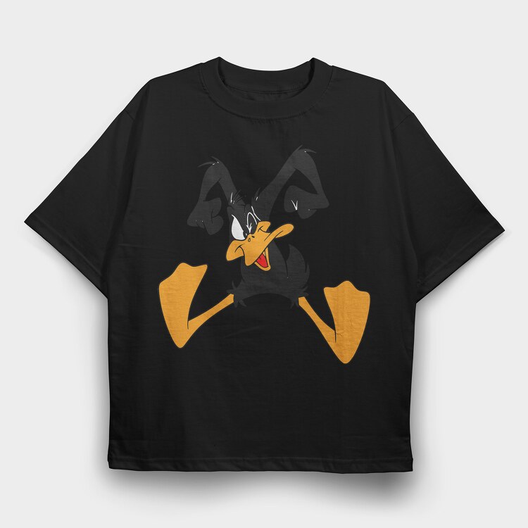 Cartoon Retro Pato Lucas 2, Tricou Oversize Barbati (Unisex)