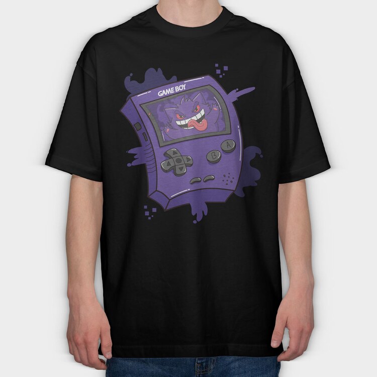 Gameboy Pokemon 1, Tricou Oversize Barbati (Unisex)