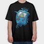 Gameboy Pokemon 7, Tricou Oversize Barbati (Unisex)