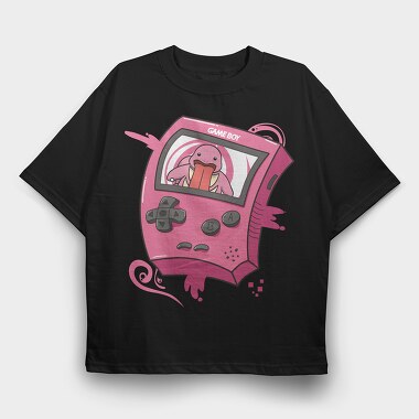 Gameboy Pokemon 8, Tricou Oversize Barbati (Unisex)