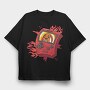 Gameboy Pokemon 9, Tricou Oversize Barbati (Unisex)